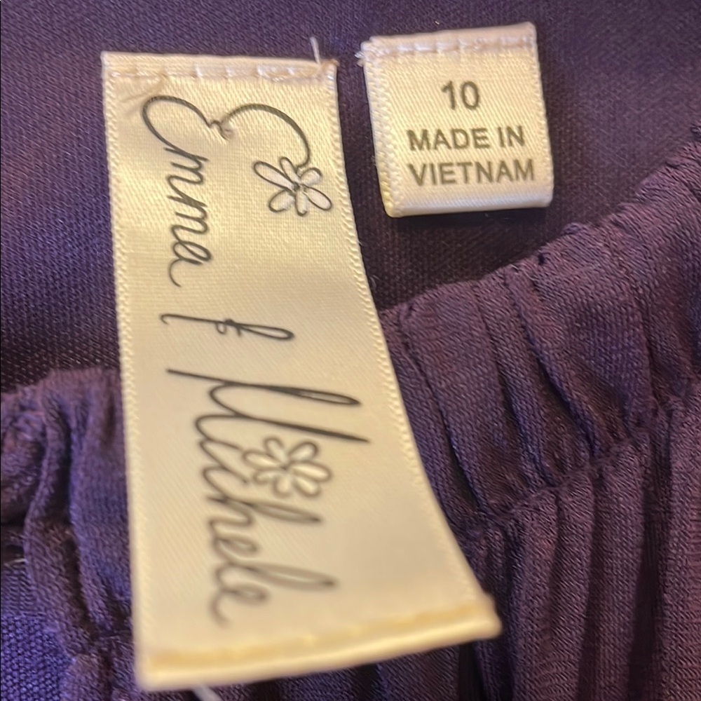 Emma & Michele Purple Maxi Dress - Picture 3 of 4